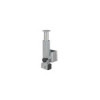 Pied de support de remorque 60x60 mm pivotant SF60 D85 SW19 360-595 mm 1350 kg