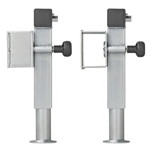 Pied de support de remorque 60x60 mm pivotant SF60 D85 SW19 360-595 mm 1350 kg