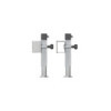 Pied de support de remorque 60x60 mm pivotant SF60 D85 SW19 360-595 mm 1350 kg