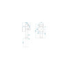 Pied de support de remorque 60x60 mm pivotant SF60 D85 SW19 360-595 mm 1350 kg
