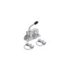 Collier 48mm pour roue jockey + Etrier de fixation en 2x U 60/70mm