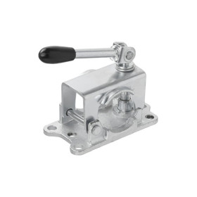 Collier 48mm en fonte avec poignée escamotable pour roue jockey