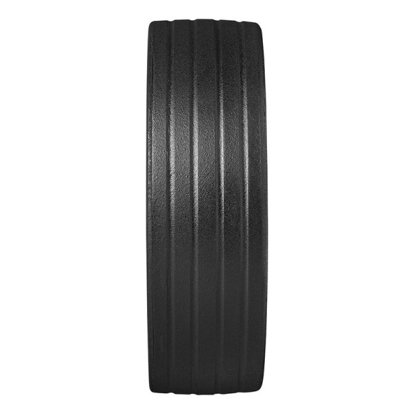 Roulette roue jockey jante métal avec pneu caoutchouc 220 x 65 mm 300 kg