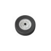 Roulette roue jockey jante métal avec pneu caoutchouc 220 x 65 mm 300 kg