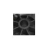 Roulette roue jockey jante plastique avec pneu d'aire 260x85mm