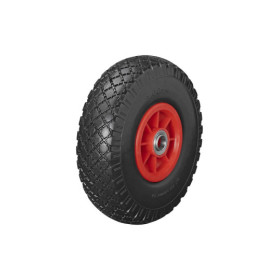 Roulette roue jockey jante plastique avec pneu PU 260x85mm