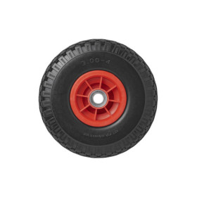 Roulette roue jockey jante plastique avec pneu PU 260x85mm