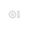 Roulette roue jockey jante plastique avec pneu PU 260x85mm