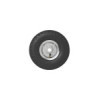 Roulette roue jockey jante métal avec pneu d'aire 260x85mm