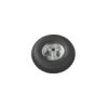 Roulette roue jockey jante métal avec pneu d'aire 260x85mm