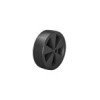 Roulette roue jockey jante plastique avec pneu caoutchouc 220x70mm