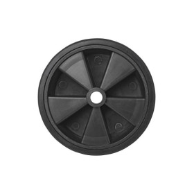 Roulette roue jockey jante plastique avec pneu caoutchouc 220x70mm