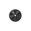 Roulette roue jockey jante plastique avec pneu caoutchouc 220x70mm