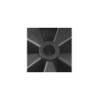 Roulette roue jockey jante plastique avec pneu caoutchouc 220x70mm