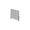 Marche pied repliable pour remorque195 x 170 mm