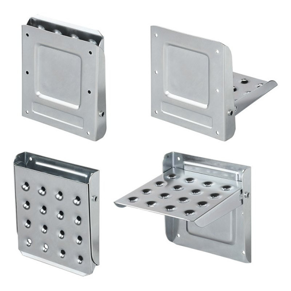 Marche pied repliable pour remorque195 x 170 mm