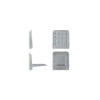 Marche pied repliable pour remorque195 x 170 mm