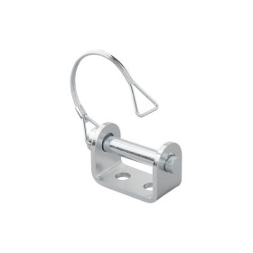 Support de charnière de hayon 71 mm / Diam.12 mm avec goupille et clip de sécurité