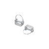 Support de charnière de hayon 71 mm / Diam.12 mm avec goupille et clip de sécurité