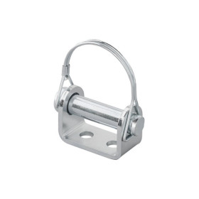 Support de charnière de hayon 71 mm / Ø16 mm avec goupille et clip de sécurité