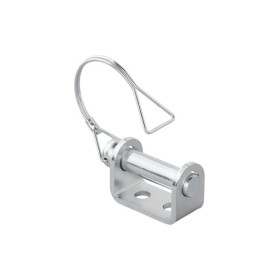 Support de charnière de hayon 71 mm / Diam.16 mm avec goupille et clip de sécurité