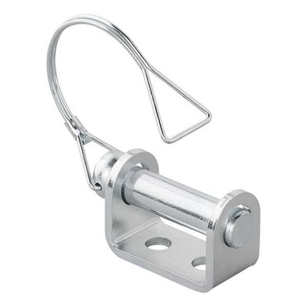 Support de charnière de hayon 71 mm / Diam.16 mm avec goupille et clip de sécurité