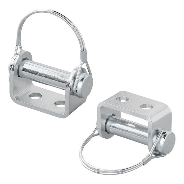 Support de charnière de hayon 71 mm / Diam.16 mm avec goupille et clip de sécurité