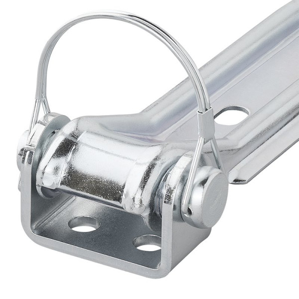 Support de charnière de hayon 71 mm / Diam.16 mm avec goupille et clip de sécurité