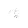 Garde-boue plastique 40cm (2440)