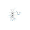 Fermeture ajustable 115-125mm incl. gache