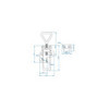 Fermeture ajustable 160-180mm incl. gache