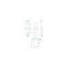 Anneau d'arrimage en 2 parties 72 x 16 mm