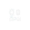 Anneau d'arrimage ovale 103x70mm
