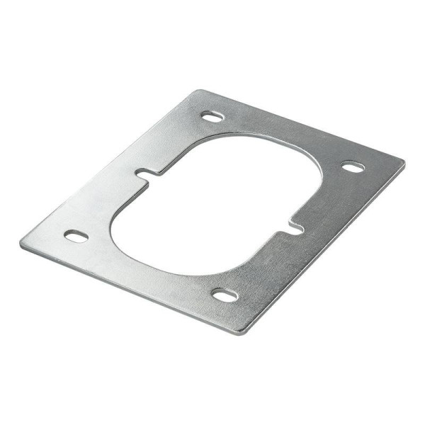 Contre plaque pour anneau d'arrimage double