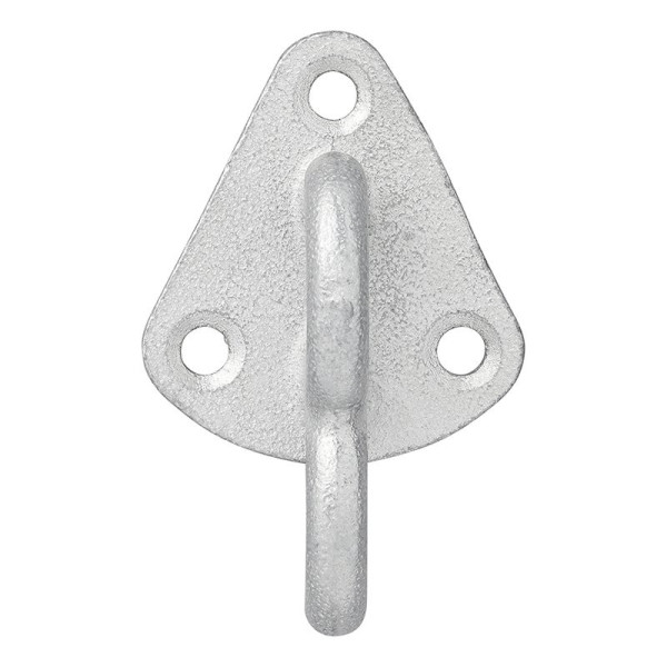 Crochet métal pour corde avec un oeil 70 x 45 mm