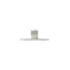 Crochet métal pour corde 65x27mm courbé