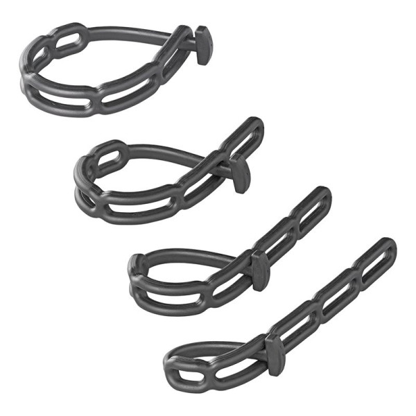 Tendeur en caoutchouc elastique à 5 trous 355 x 25 mm