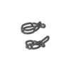 Tendeur en caoutchouc elastique à 5 trous 285 x 30 mm
