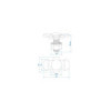 Pion d'ancrage double avec boulon 3/8"