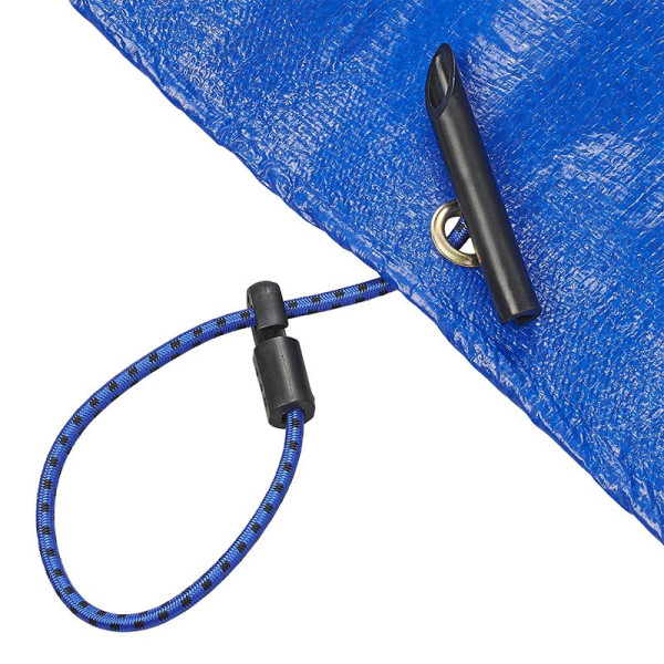 Tendeur de bâche bleu 280mm - jeu de 4 pièces