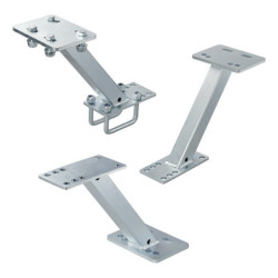 Support de roue de secours avec supports en U