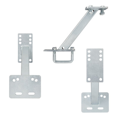 Support de roue de secours avec supports en U