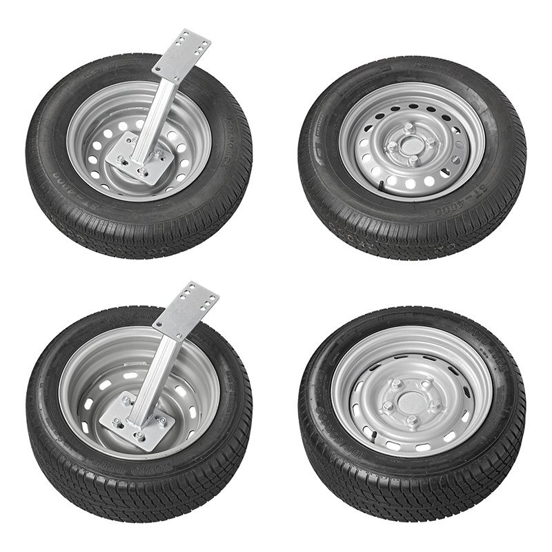 Support de roue de secours avec supports en U