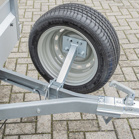 Support de roue de secours avec supports en U