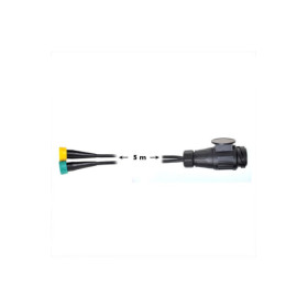 Faisceau cable 5M avec fiche 13-pôles et 2x connecteur 5-pôles