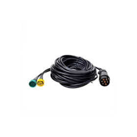 Faisceau cable 7M avec fiche 7-pôles et 2x connecteur 5-pôles