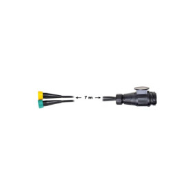 Faisceau cable 7M avec fiche 13-pôles et 2x connecteur 5-pôles