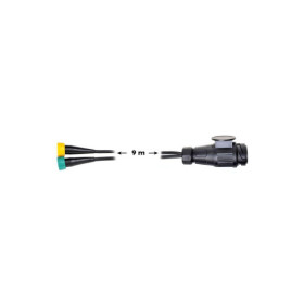 Faisceau cable 9M avec fiche 13-pôles et 2x connecteur 5-pôles