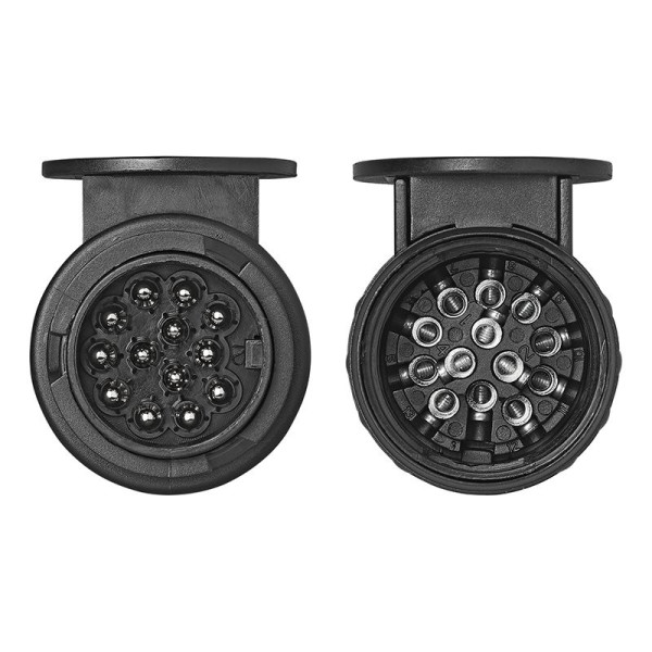 Fiche 13-pôles court PVC type Jaeger 9,6 cm