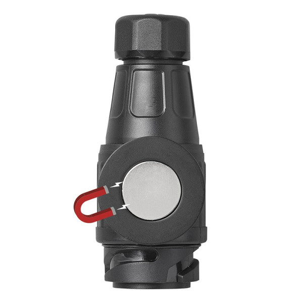 Fiche 13-pôles PVC type Jaeger 12 cm avec aimant